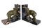 Art Deco Bookends with Elephants in Bronze by Louis-Albert Carvin, France, 1920s, Set of 2 2