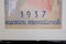 Gerahmtes Werbeplakat für die Weltausstellung 1937 in Paris 5