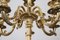 Antique Gilt Bronze Candelabras with 11 Lights, Late 19th Century, Set of 2 11