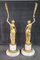 Sculptural Figures, Gilt Bronze on Alabaster Bases, Early 20th Century, Set of 2 14