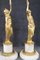 Sculptural Figures, Gilt Bronze on Alabaster Bases, Early 20th Century, Set of 2 18