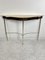 Mid-Century Wood-Brass Console and Marble Top in the style of Paolo Buffa, 1950s 1