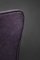 Mid-Century Scandinavian Modern Oak & Purple Fabric High Back Wing Chair, 1950s 5