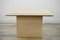 Travertine and Brass Coffee Table, 1970s 3