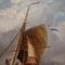 William Callow, Sailing Ship in the Storm, 19th Century, Oil on Canvas 6