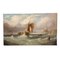 William Callow, Segelschiff im Sturm, 19. Jh., Öl auf Leinwand 1