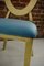 Chair in Gold and Turquoise Velvet 4