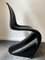 Chaise en Plastique Noir par Verner Panton pour Vitra, 1990s 4