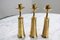 Set of 3 Brass Candlesticks by Jens Quistgaard Dansk Design Denmark 1960s, Set of 3 3