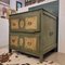 19th Century Provencal Polychrome Chest of Drawers in Green, Image 5