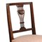 Venetian Six Asolane Biedermeier Chairs in Walnut, Lyre-Shaped Back, Hand-Carved Bottega Vincenzo Cadorin attributed, 1890s, Set of 6 5