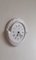 Vintage German Wall Clock with White Ceramic Case from Dugena, 1980s 2