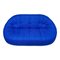 Blue Ottoman Two Seater Sofa Settee with Footstool from Ligne Roset, Set of 2 6