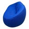 Blue Ottoman Two Seater Sofa Settee with Footstool from Ligne Roset, Set of 2 12
