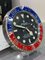GMT Master II Pepsi Red Black Wall Clock from Rolex 2