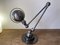 Industrial Graphite 2 Arm Table Lamp by Jean-Louis Domecq for Jieldé, 1950s 1