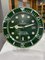 Oyster Perpetual Green Submariner Wall Clock from Rolex 1