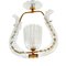 Lámpara colgante Art Déco de cristal de Murano atribuido a Ercole Barovier para Barovier & Toso, Italia, años 40, Imagen 2