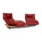 Sofá eléctrico de dos plazas Free Motion Edit 1 de cuero en rojo de Koinor, Imagen 3