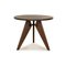 Wooden Dining Table in Dark Brown by Gueridon Prouve for Vitra 6