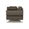 Leather Three-Seater Dark Grey Sofa from Brühl Alba 10