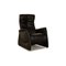 Cumuly Leather Armchair in Black from Himolla 1