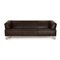 2300 Leather Three Seater Dark Brown Sofa from Rolf Benz 1