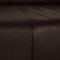 2300 Leather Three Seater Dark Brown Sofa from Rolf Benz 3