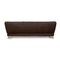 2300 Leather Three Seater Dark Brown Sofa from Rolf Benz 7