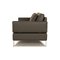 Leather Sofa Set in Grey from Brühl Alba, Set of 2 12