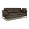 Leather Sofa Set in Grey from Brühl Alba, Set of 2 9