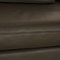Juego de sofá de cuero en gris de Brühl Alba. Juego de 2, Imagen 5