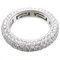 Full Eternity Diamond Ring in 750 White Gold from Bvlgari, Image 2