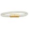 Brazalete de perlas falsas en oro blanco de Chanel, Imagen 1
