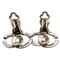 Coco Mark Metal Earrings from Chanel, Set of 2 5