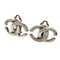 Coco Mark Metal Earrings from Chanel, Set of 2 1