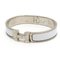 Vintage Bracelet Bangle in White from Hermes 1