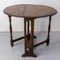 French Oak Little Oval Side Foldable Table, 1920s 3