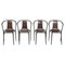 Dark Oak Belleville Dining Chairs by Ronan & Erwan Bouroullec for Vitra, 2016, Set of 4 1