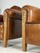 Art Deco Club Chairs in Sheep Leather, Set of 2 10