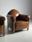 Art Deco Club Chairs in Sheep Leather, Set of 2 5