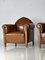 Art Deco Club Chairs in Sheep Leather, Set of 2 20