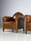 Art Deco Club Chairs in Sheep Leather, Set of 2 9