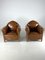 Art Deco Club Chairs in Sheep Leather, Set of 2 7