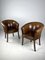 Leather Tub Chairs, Set of 2 1