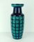 German Turquoise-Blue Vase from Scheurich, 1960s, Image 1