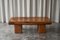 Brutalistischer Couchtisch mit Eichenbalken, Europa, 1970er 2