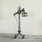 Brutalist Fish Lantern Floor Lamp in Wrought Iron, 1960s, Image 2