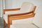 Scandinavian Lounge Chairs in Wool with Ottoman, 1960s, Set of 3 19