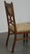 Art Nouveau Dining Room Chairs in Light Skai Leather Upholstery, Set of 4 13